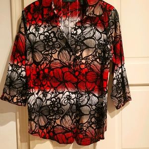 NWOT ~ Lemon Grass Studios Blouse ~ Large